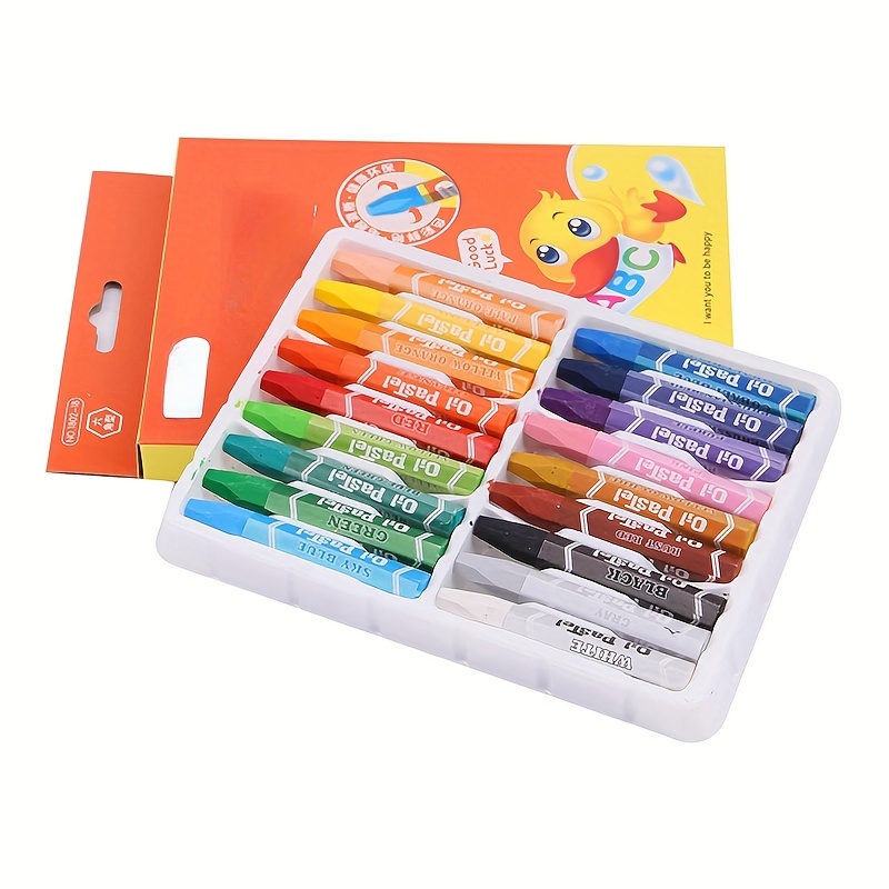 New Erasable Plastic Crayons Graffiti Oil Painting Classroom Crayons For  Kids