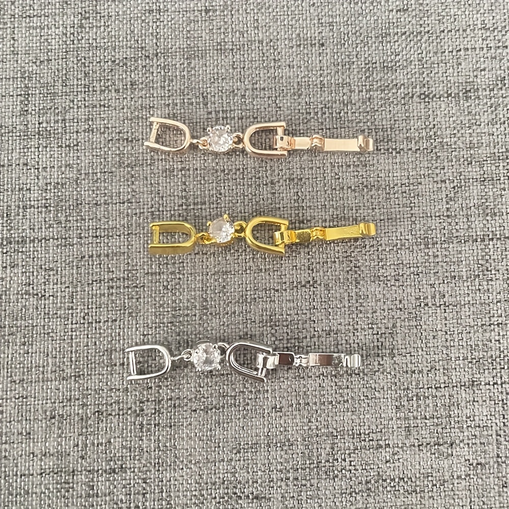 Metal Bracelets Extended Chain Necklace Extension Buckle Clasp