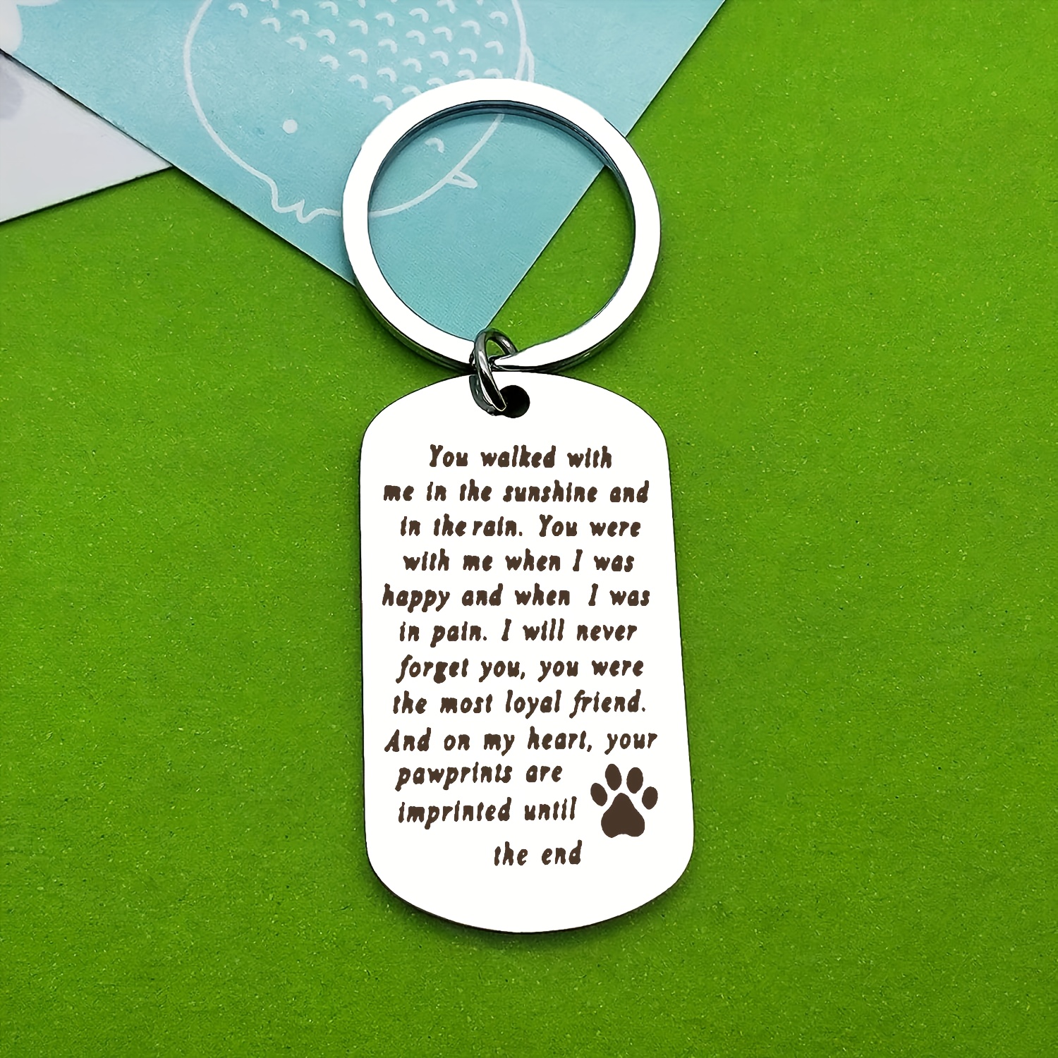 Dog hot sale remembrance keychain