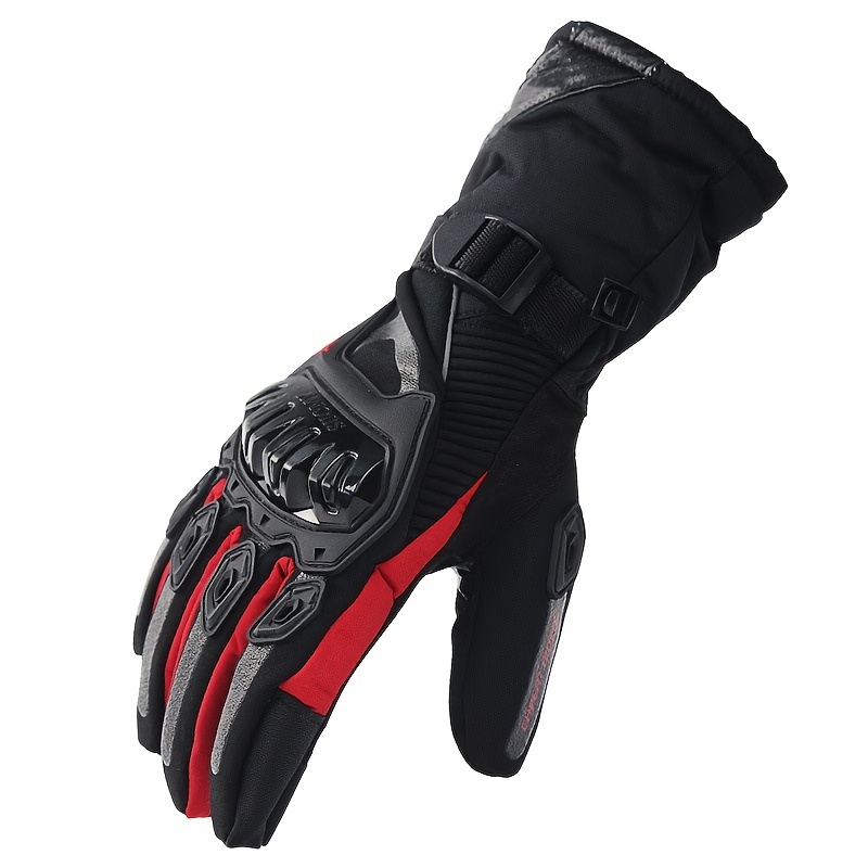 Guantes Moto Invierno Impermeables Prueba Viento Cálidos Guantes Ciclismo  Hombres Mujeres Compatible Pantalla Táctil Motocross - Automotriz - Temu