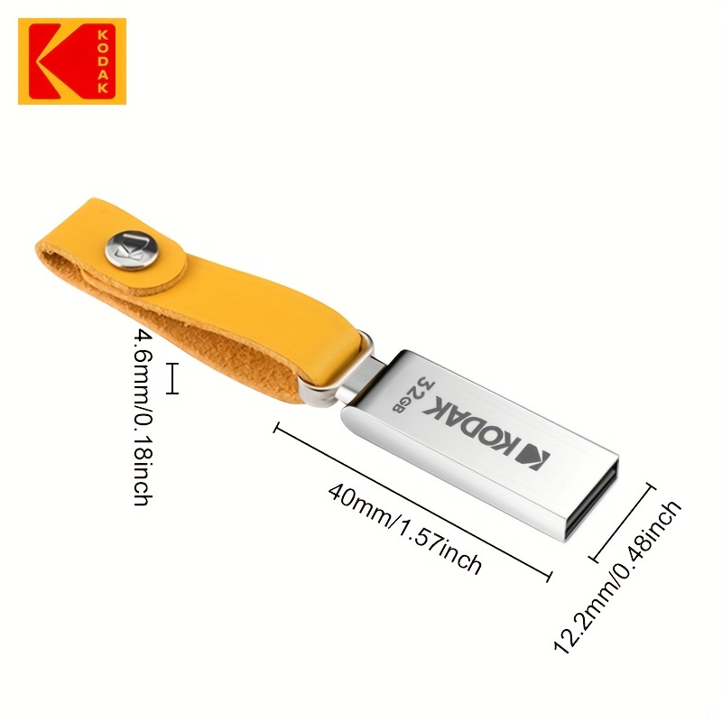 Acheter Kodak K122 Mini clé USB en métal clé USB 2.0 16 Go 32 Go 64 Go avec  lanière