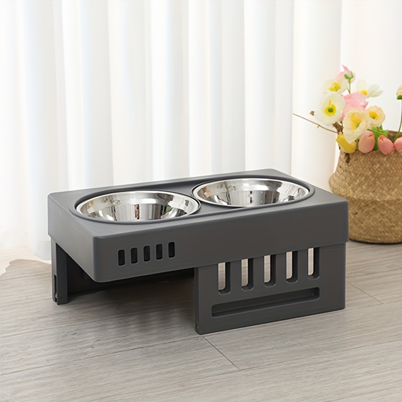 Raised Pet Bowls For Food And Water Height Adjustable - Temu