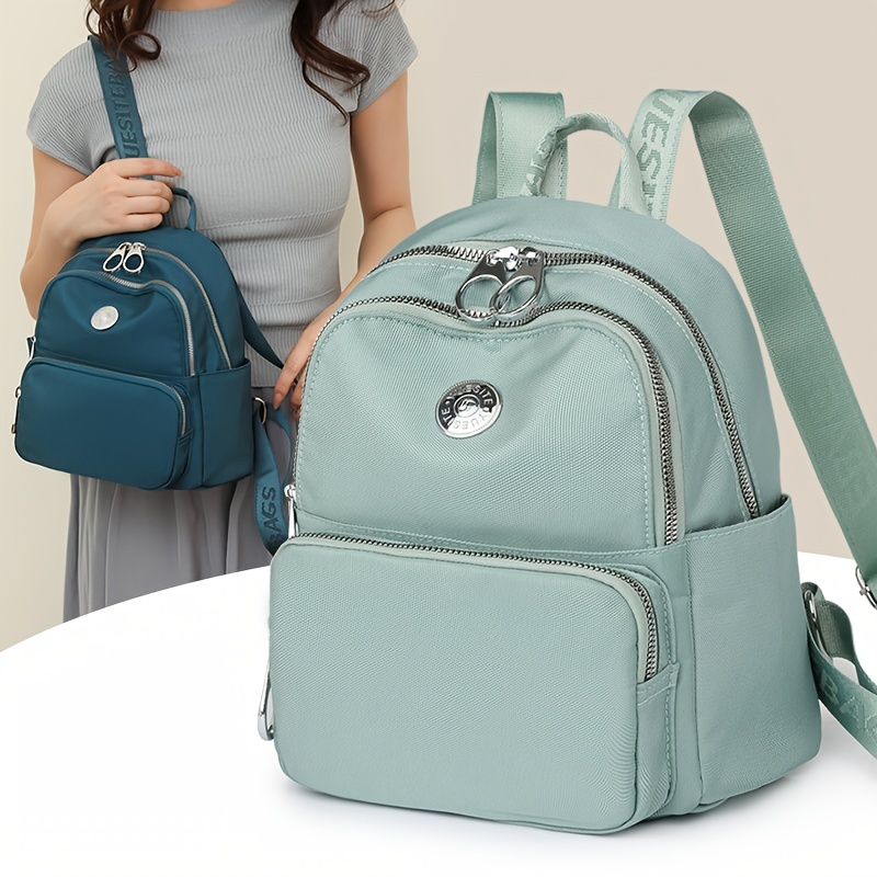 Bolsa Mini mochila de moda para mujer, mochilas pequeñas sólidas