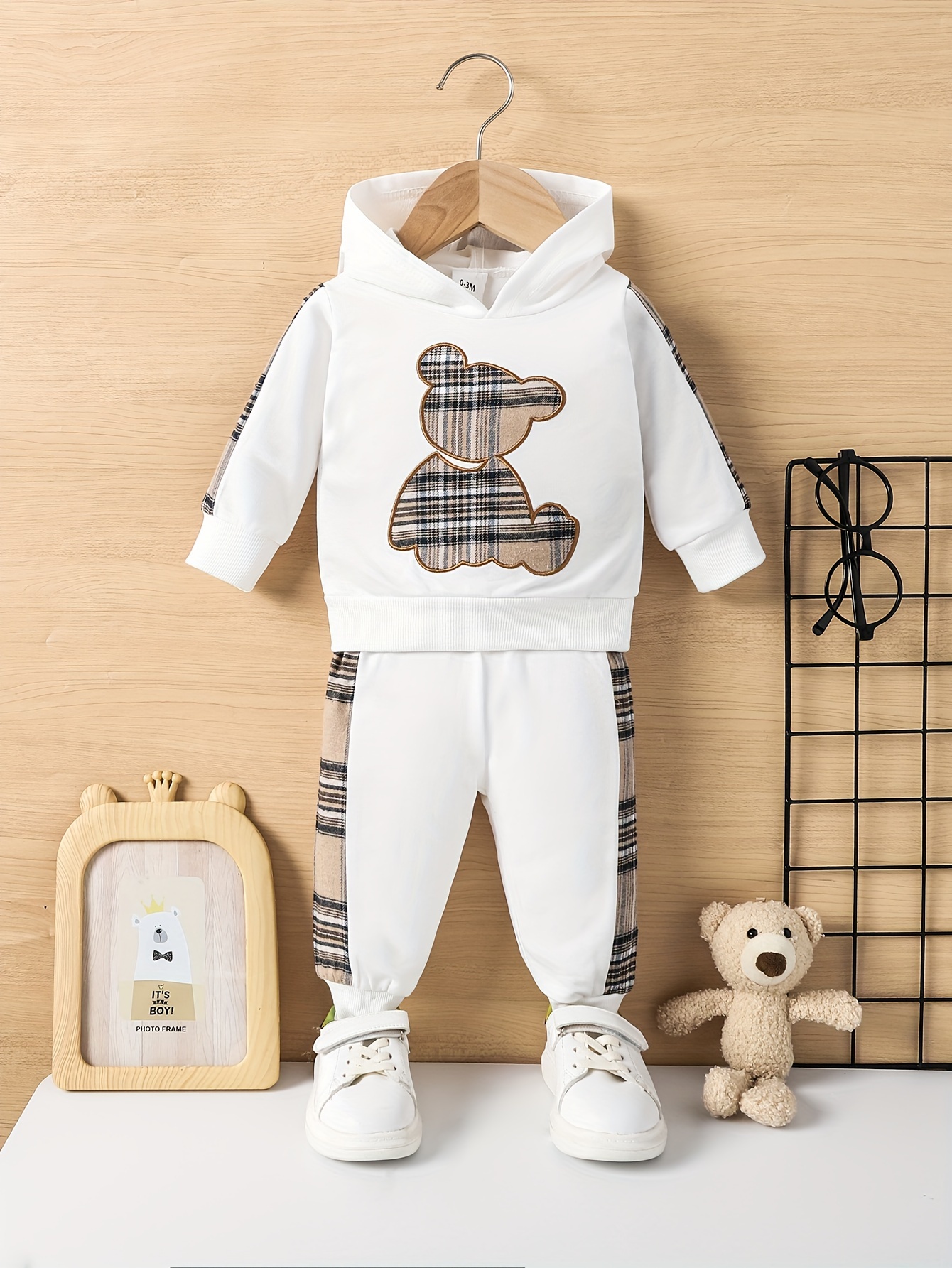 Toddler Baby Boy Clothes Outfit Long Sleeve Hooded - Temu