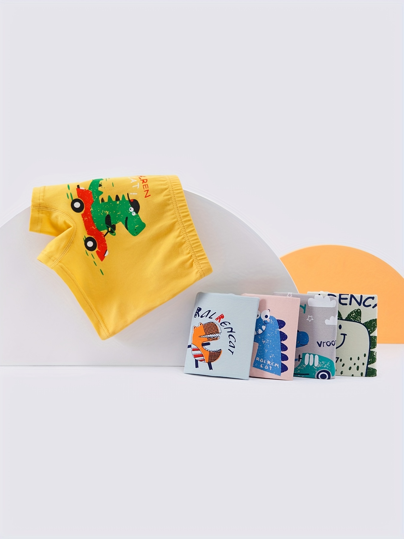 Multi Color Custom Kids Underwear Cartoon Print Cute Boy′ S