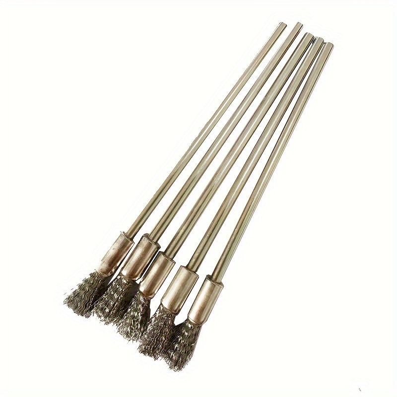 Miniature 1 Wire Brass Brush on Mandrels for Jewelry Finish with Flex  Shaft Tool