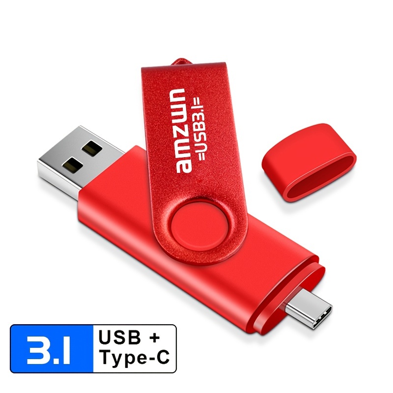 128gb/64gb/32gb Usb C Flash Drive: 2 in 1 Otg High Speed - Temu