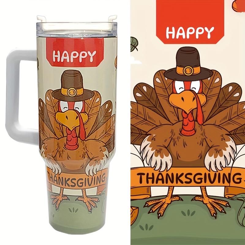 Jihqo Thanksgiving Cartoon Gnome Tumbler with Lid and Straw, Insulated  Stainless Steel Tumbler Cup, …See more Jihqo Thanksgiving Cartoon Gnome  Tumbler