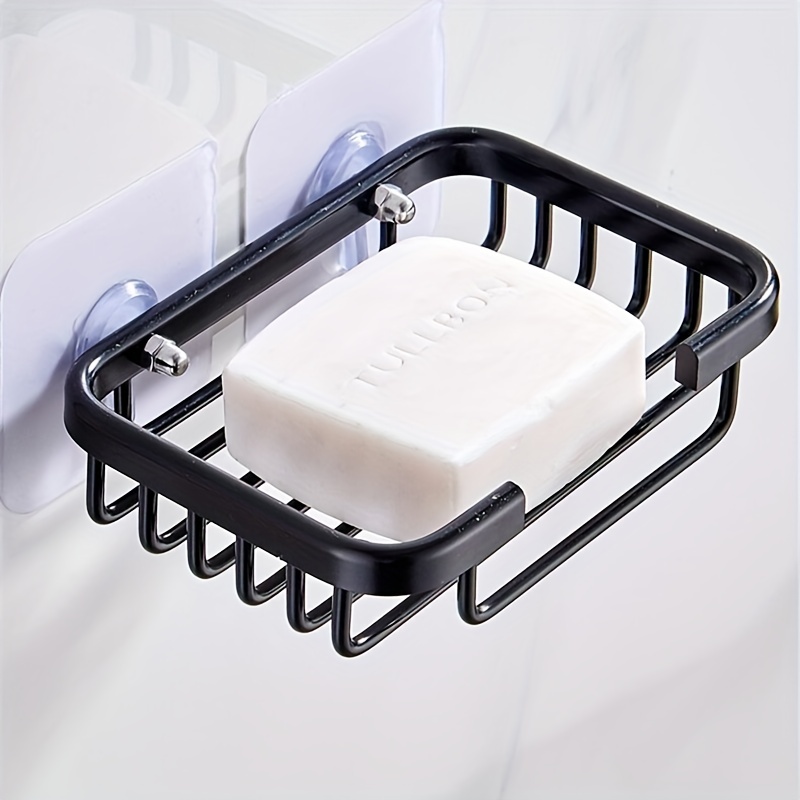 Aluminum Soap Tray Wall Mount Bathroom Kitchen Soap Holder