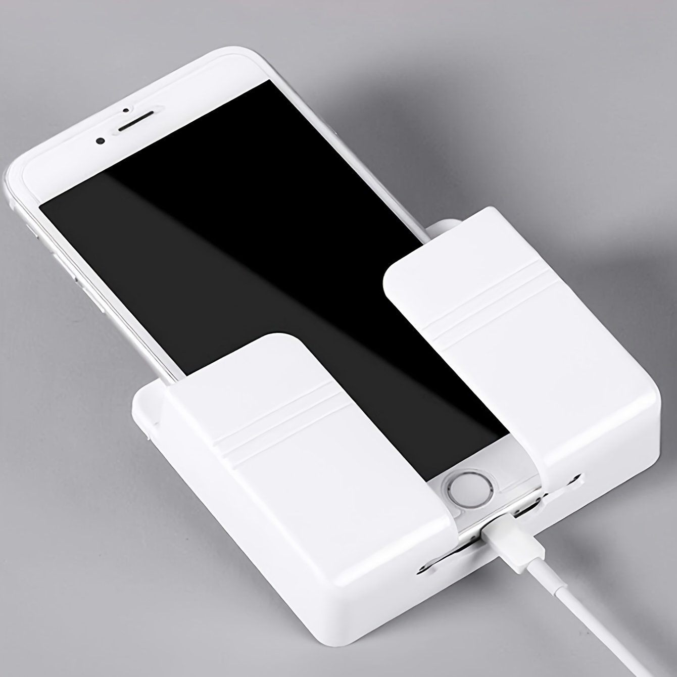 Wall Mount Mobile Charger Stand For Home Charger Rack Shelf Phone