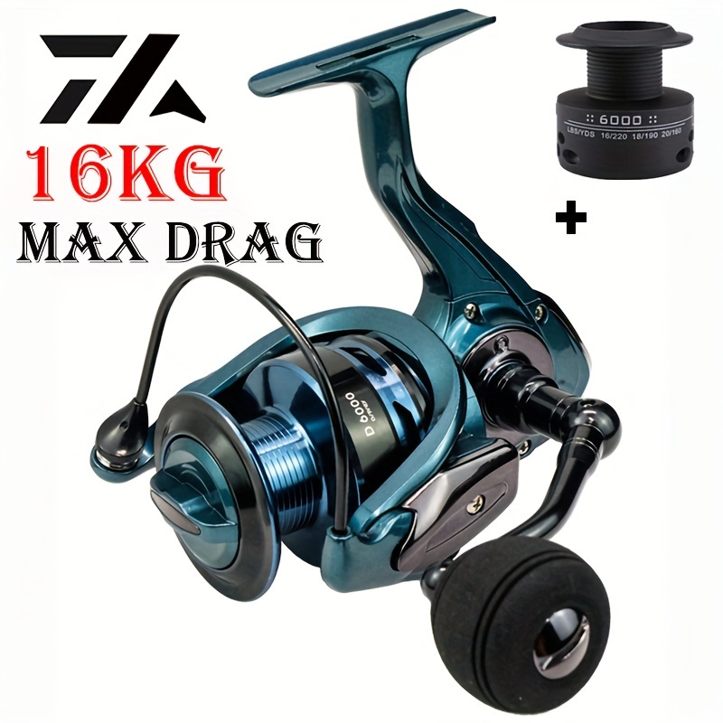 Double spool Fishing Reel Max Drag High Speed 14+1bb - Temu