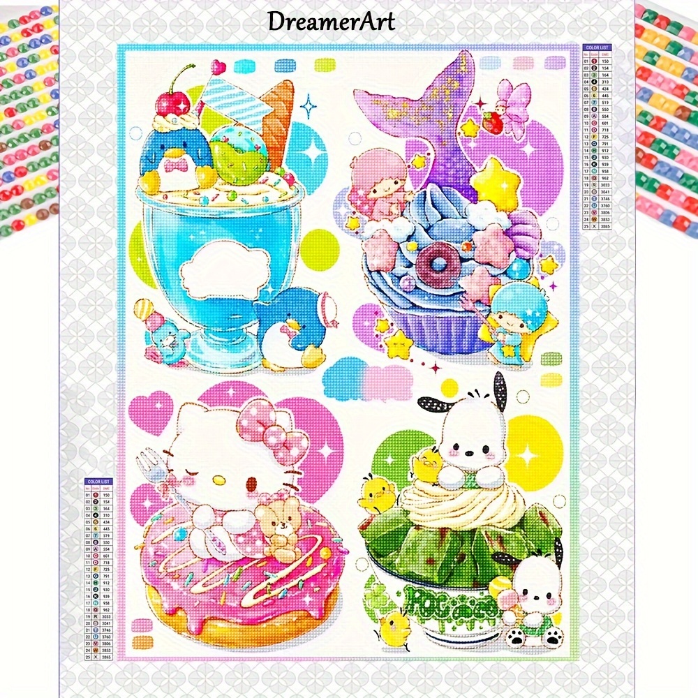 Sanrio Diamond Painting Hello Kitty Full Diamond Mosaic 5D DIY