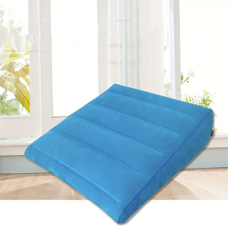 Inflatable Lumbar Pillow for Back, Triangle Wedge for Sleeping (17
