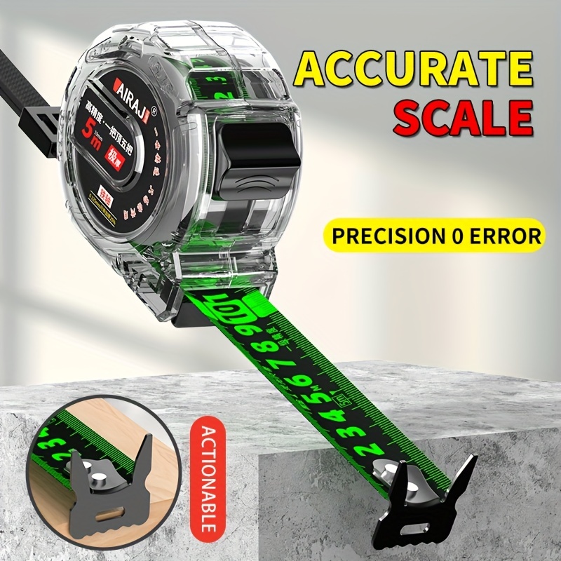 Retractable Tape Measure Scale Box Ruler Inch Meter - Temu