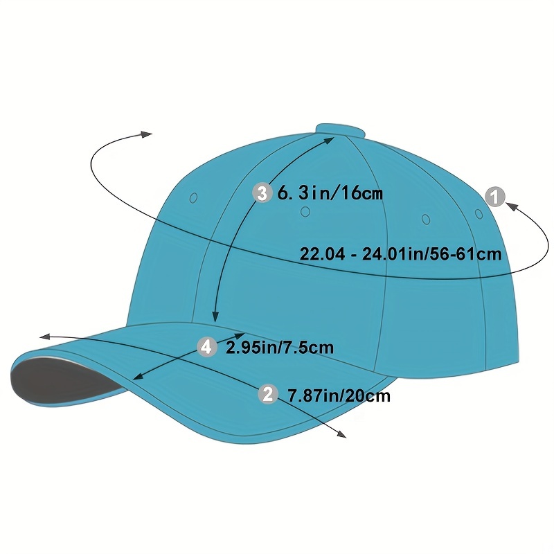 Flag Embroidery Golf Baseball Cap Solid Casual Sports Hat Adjustable Dad Hats