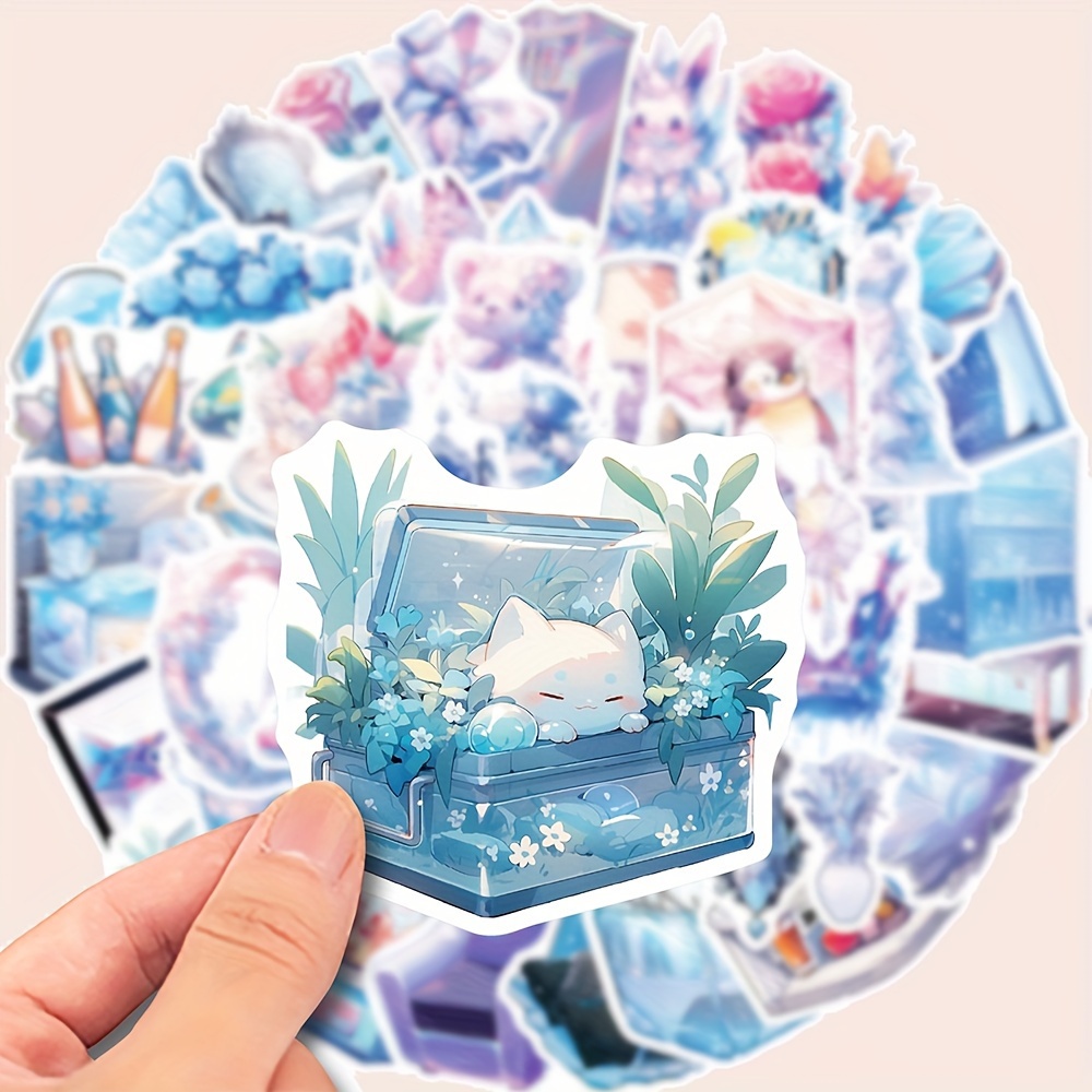 50pcs Sticker Decoration, Vinyl Sticker Suitable For Laptop, Skateboard, Water Bottle, Car