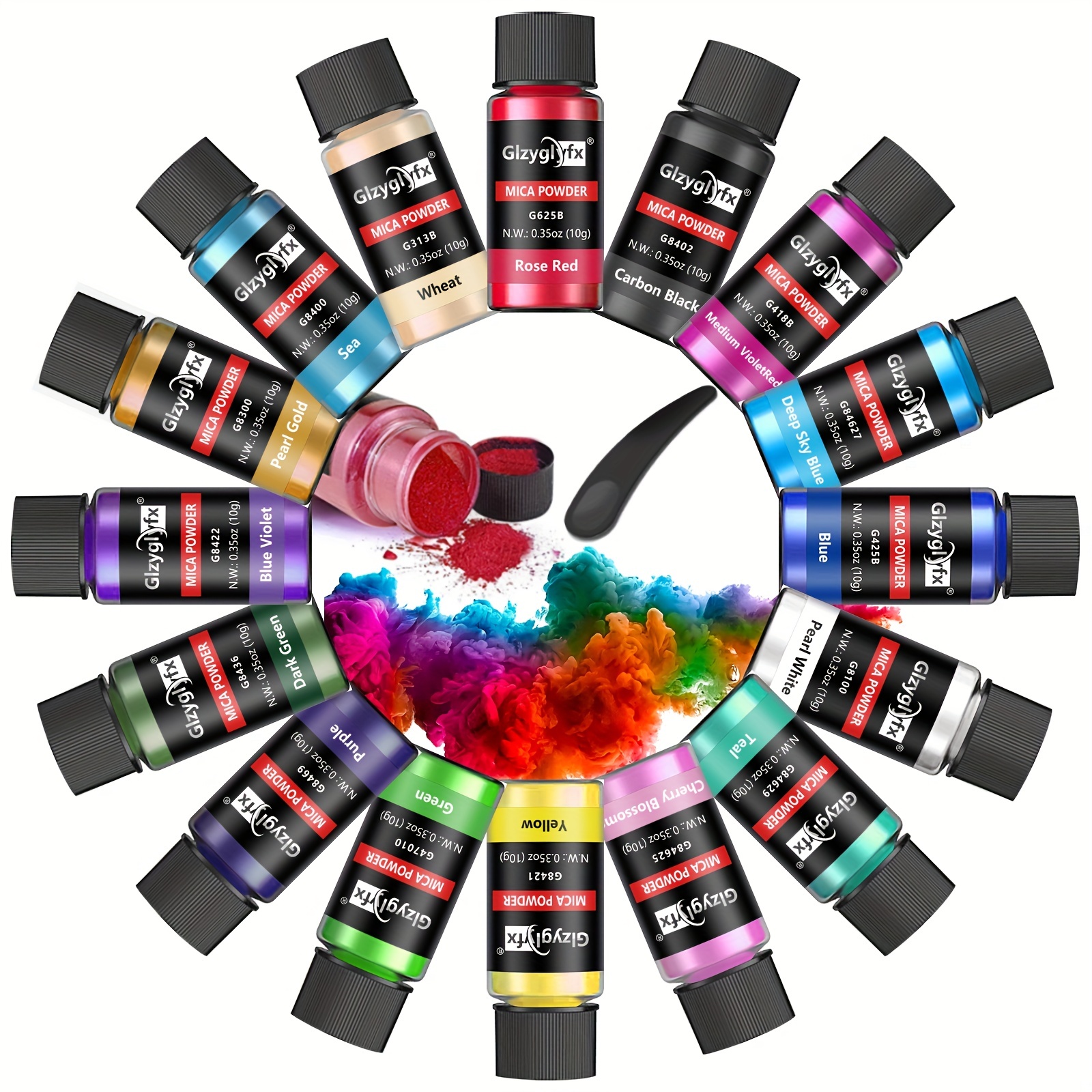 5 Color Magic Resin Chameleons Pigment Mirror Rainbow Colorant Epoxy Resin  Dye for DIY Arts, Crafts, Bath Bombs Paint, Epoxy, Resin, Lip Balms, Nail