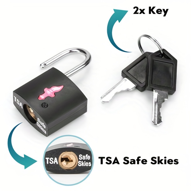 Safe Skies TSA Luggage Locks