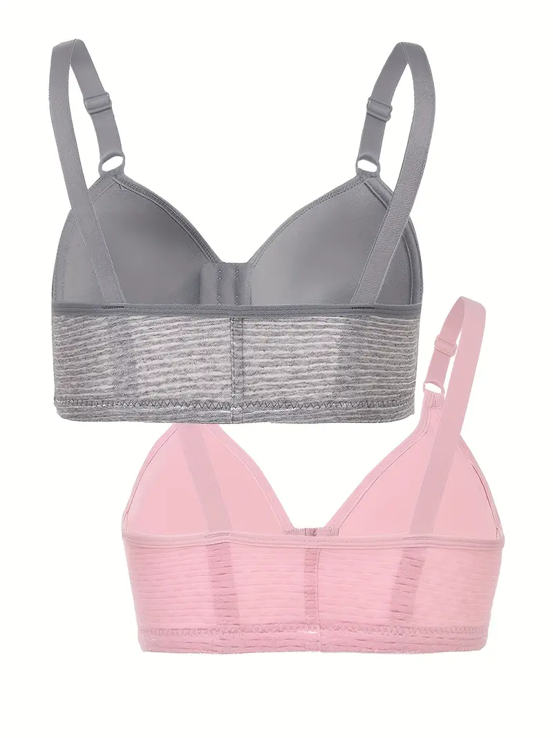 Front Buckle Push Bras Comfy Breathable Full Coverage Bra - Temu