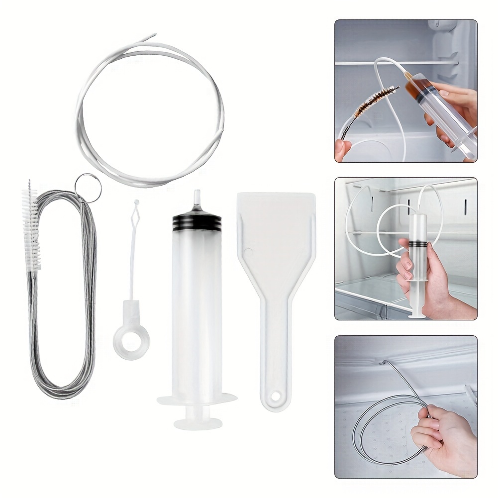 75/155cm Feeding Tube Cleaning Brush Durable Flexible Slim Drain Hole  Cleaning Tool Drain Dredging Remover Tool for Refrigerator