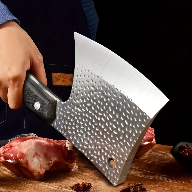 Meat Cleaver Knife, Heavy Duty Knife For Bone Cutting, Bone Breaker, Bone  Cutter - Temu