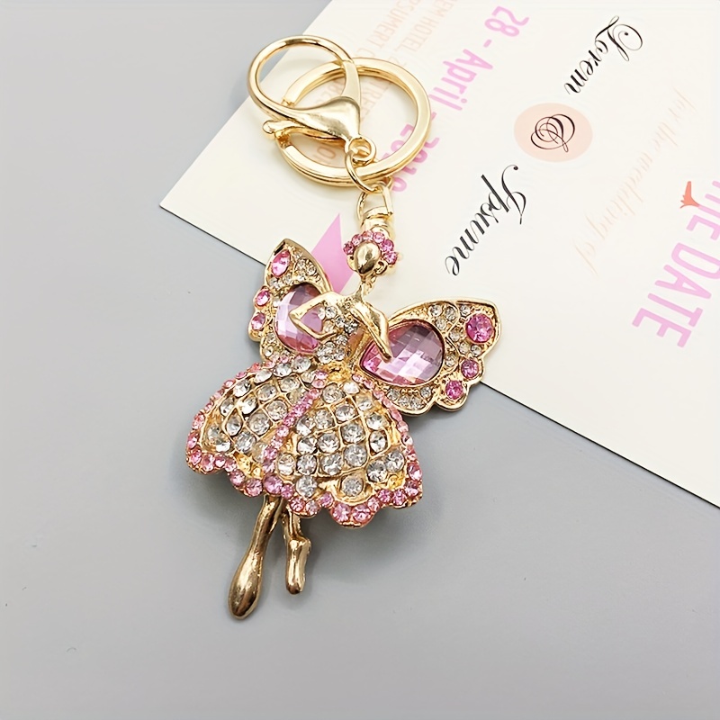 Artificial Diamond Studded Horse Keychain Pendant Creative Keychain,  Backpack Pendant, Bag Charms, Birthday Gifts, Party Favors - Temu