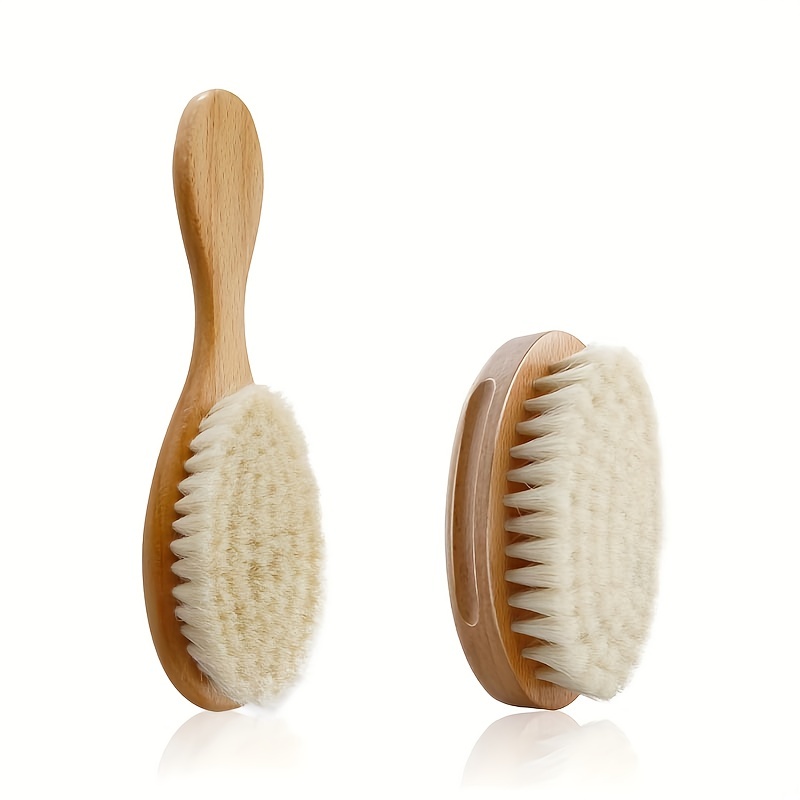 Soft Wool Hair Brush Scalp Scrubber Shampoo Oil Head Brush - Temu