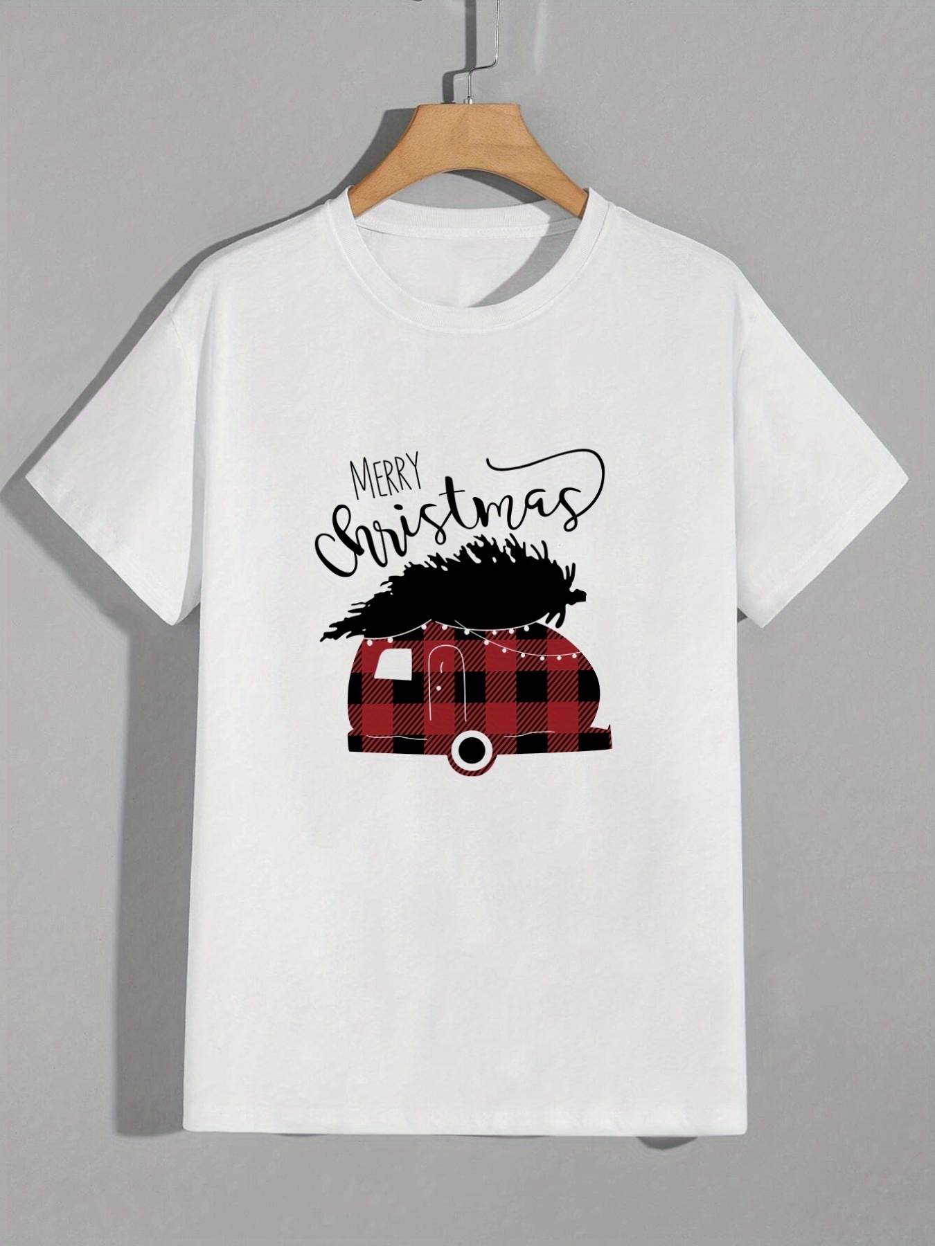 Buffalo Plaid White Chiefs Short Sleeve Shirt