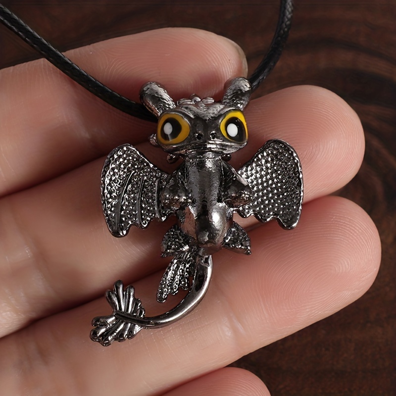 Customized Knight Toothless Dragon Pendant Necklace