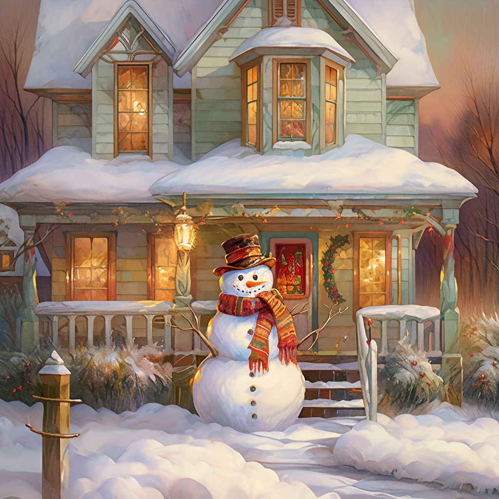 Christmas Diamond Painting Kits snowy Winter Diamond Art Kit - Temu  Philippines