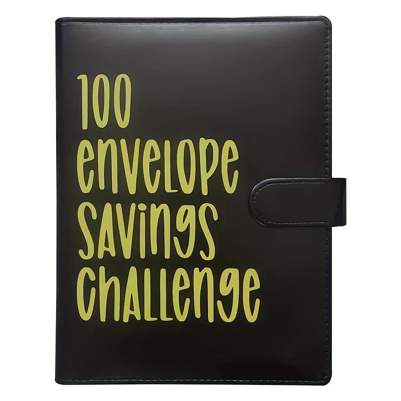 100 Envelope Challenge Binder, Money Saving Challenge Binder With