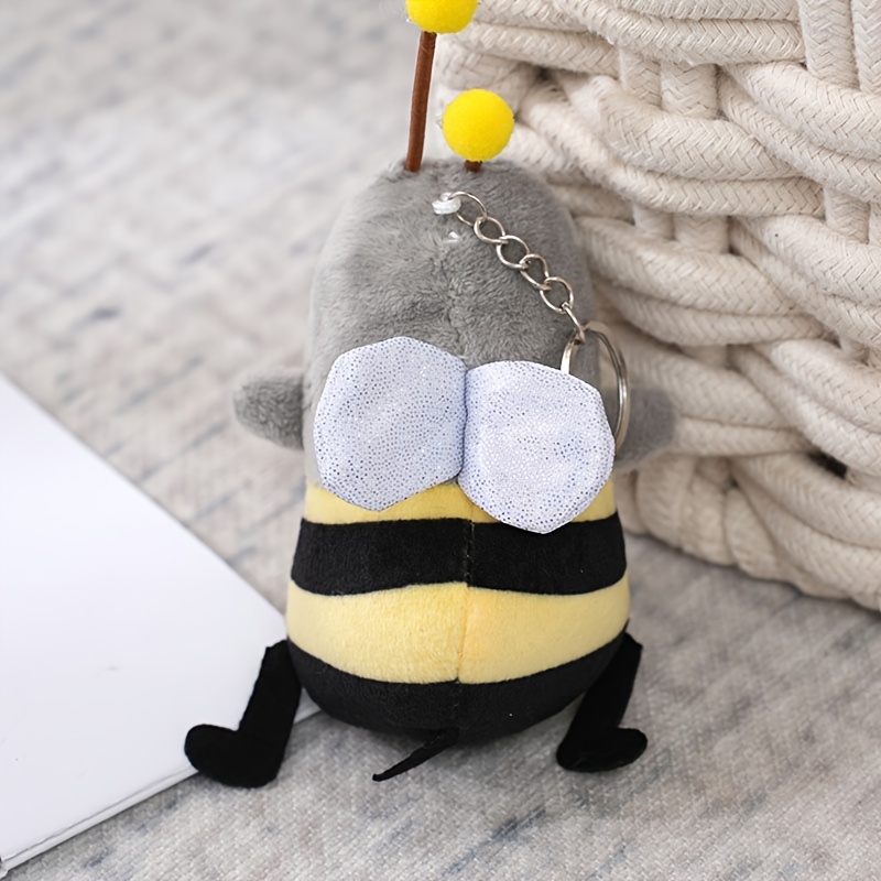 Bee plush keychain, Bee gifts for women, Cute phone charm, B - Inspire  Uplift