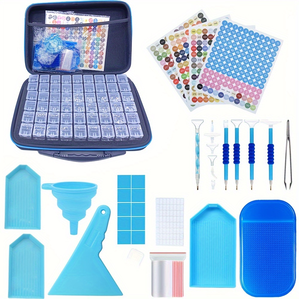 Square Bottle Diamond Painting Storage Bag Tools 5d Diy - Temu