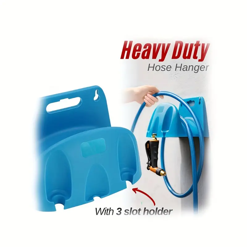 Heavy Duty Hose Hanger Pipes Reel Style Holder Wall Mounted - Temu
