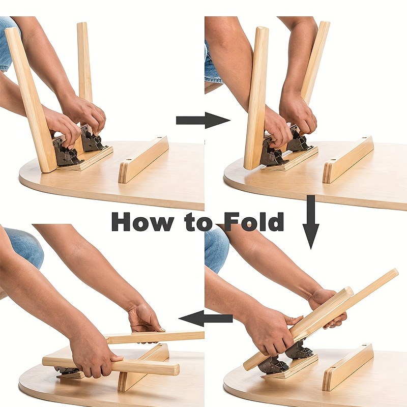 90°Self-Locking Hinge Leg Accessories, Brackets for Folding Table