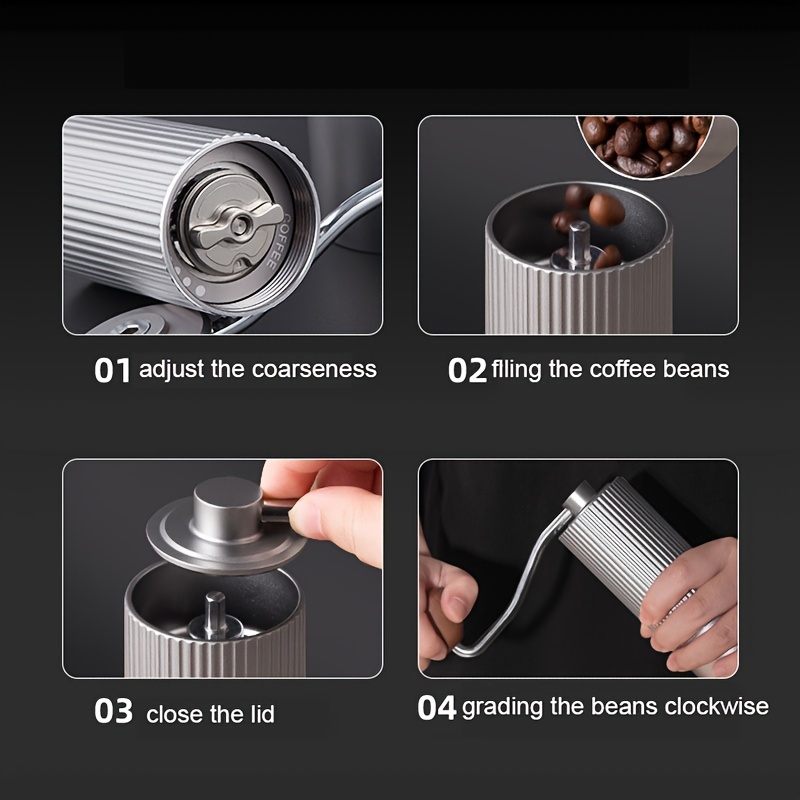 Vintage Manual Coffee Grinder Adjustable Coarseness Capacity - Temu