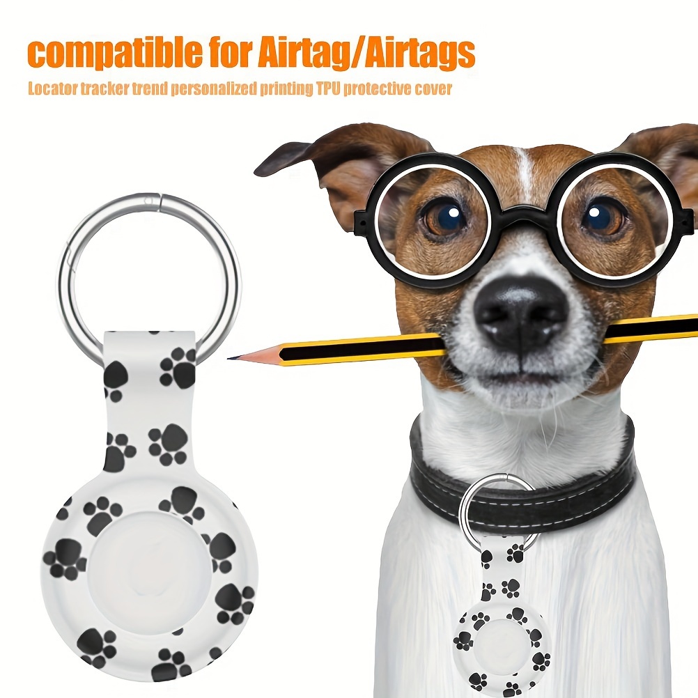 Llavero transparente para Airtag, funda impermeable, protector de TPU suave  para Collar de perro, llaves de equipaje, 4 paquetes - AliExpress