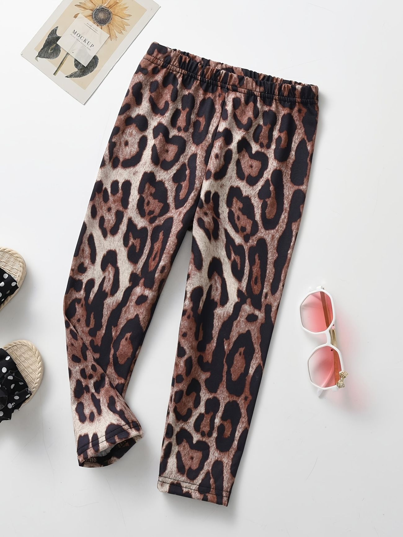 Baby Girls Stretch Soft Leggings Leopard Elastic Waist Pants Kids Clothes -  Clothing, Shoes & Jewelry - Temu