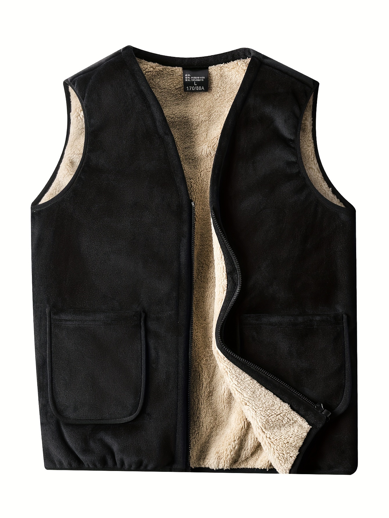 Men's Soft Comfy Body Shaping Vest Fleece Thermal Body - Temu