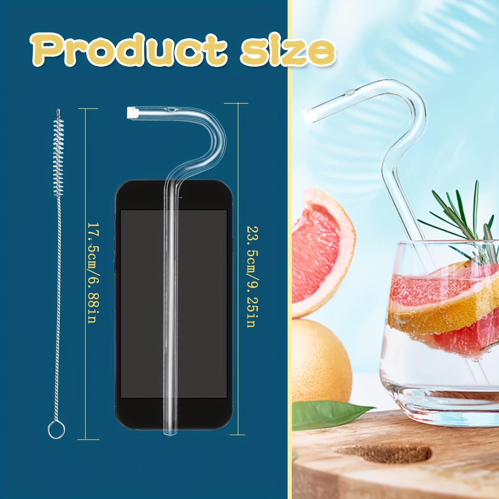 Anti Wrinkle Straw,Flute Style Design for Engaging, No Wrinkle