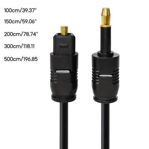 3.5mm Câble Optique Numérique Toslink Vers Câble 3.5mm - Temu Canada