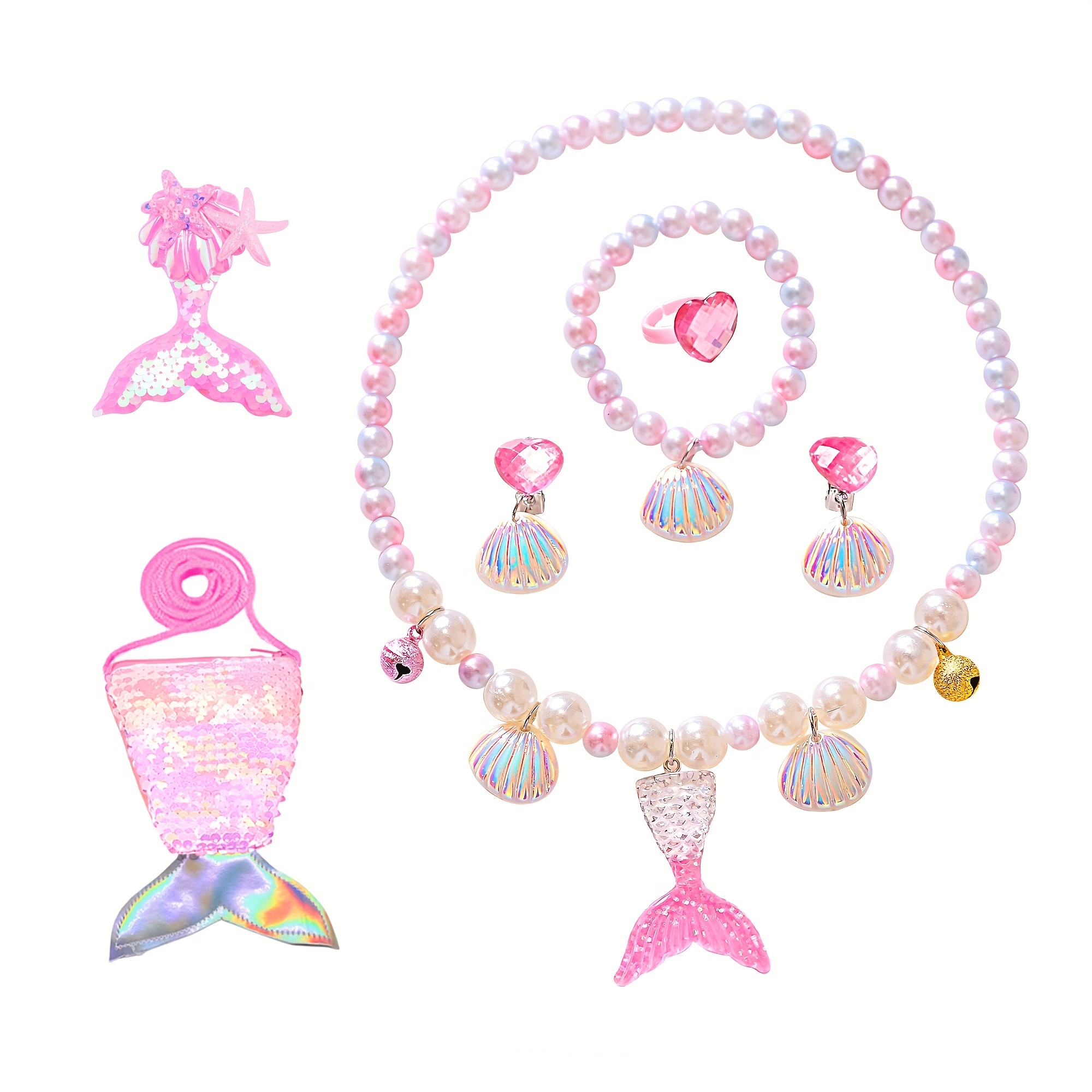 Little Mermaid Toys For Girls Mermaid Jewelry Included - Temu