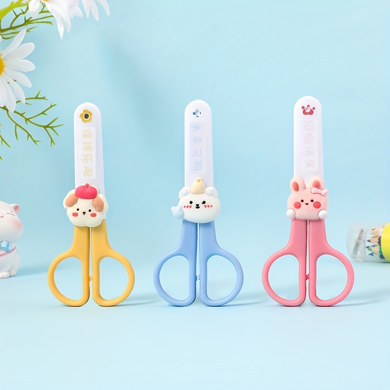 Creative Portable Cute Cartoon Scissors Children's Handicraft