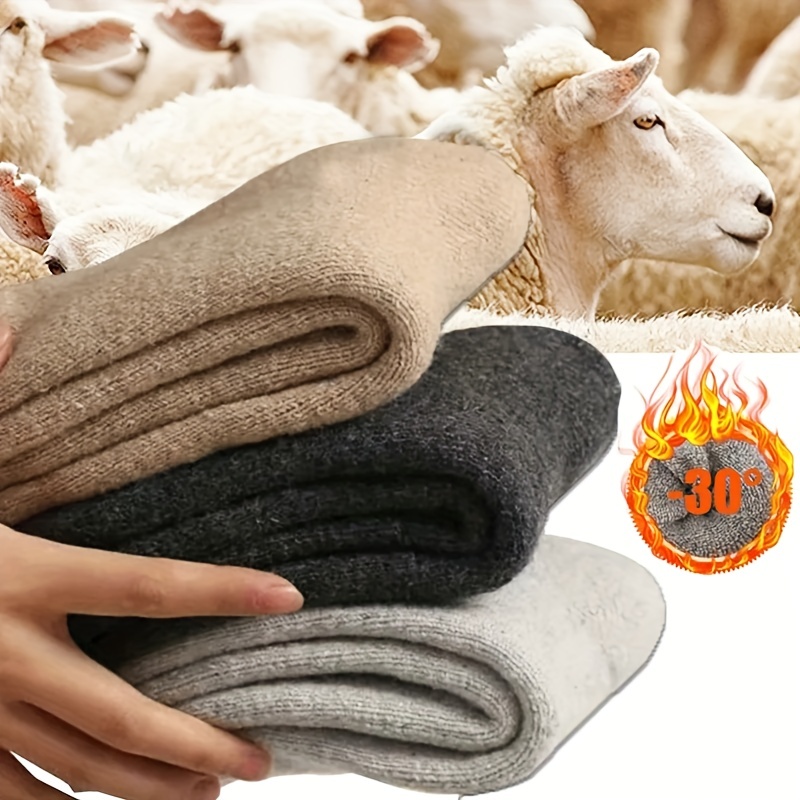 Calcetines de compresión de lana merino para hombre