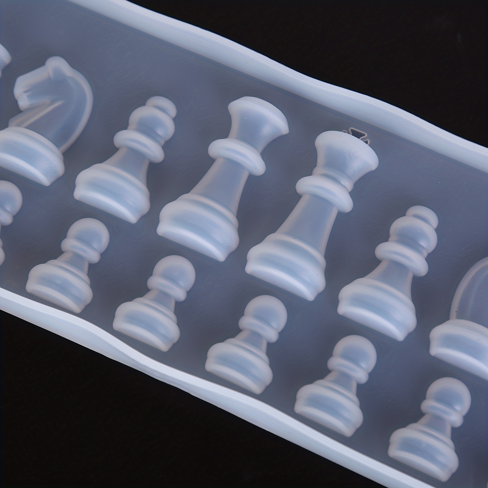 Silicone Chess Mold Clear Resin Mold for Chess Chess Molds for