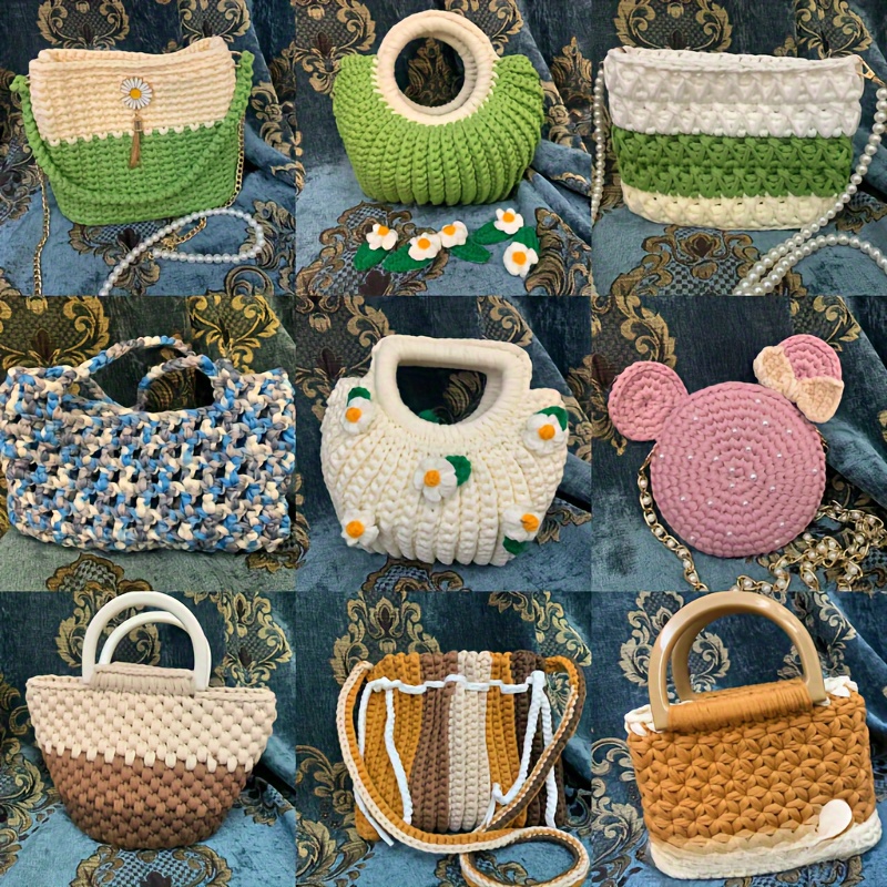 Bolsas de best sale hilo crochet