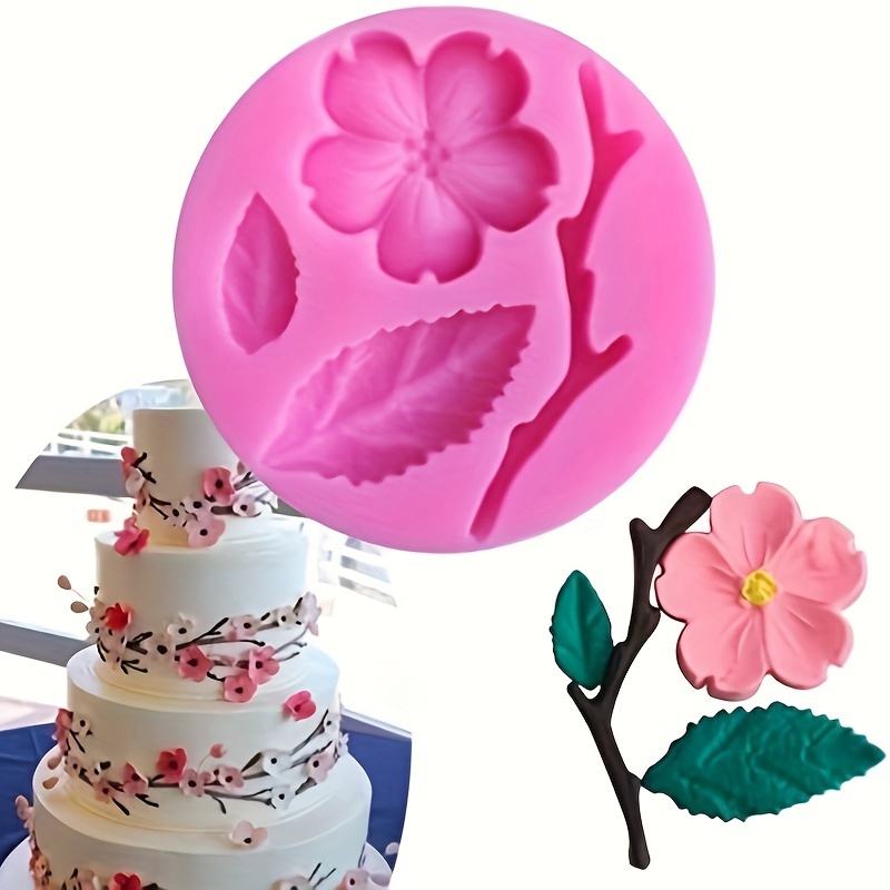 2 Pezzi Stampi In Silicone Dolci A Forma Pesca Fiori E - Temu Italy