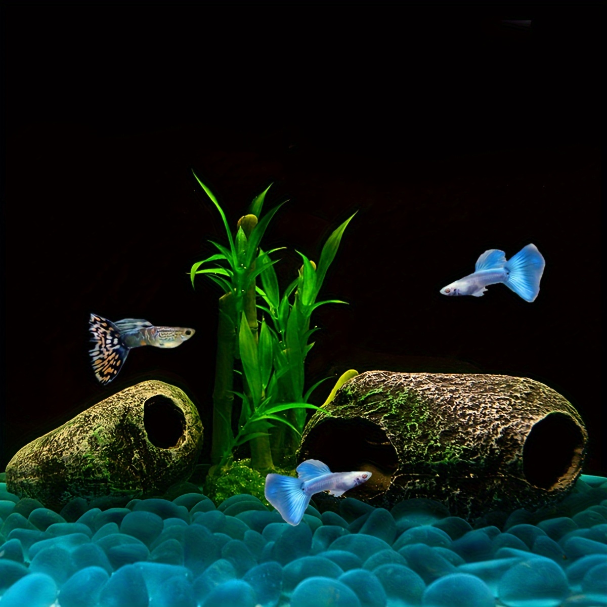 Aquarium Decorations Cave Betta Fish Tank Accessories Rock Cave
