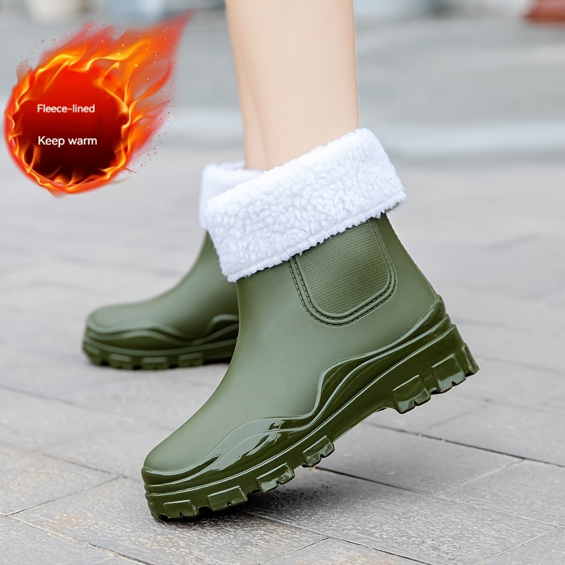 Waterproof best sale chunky boots