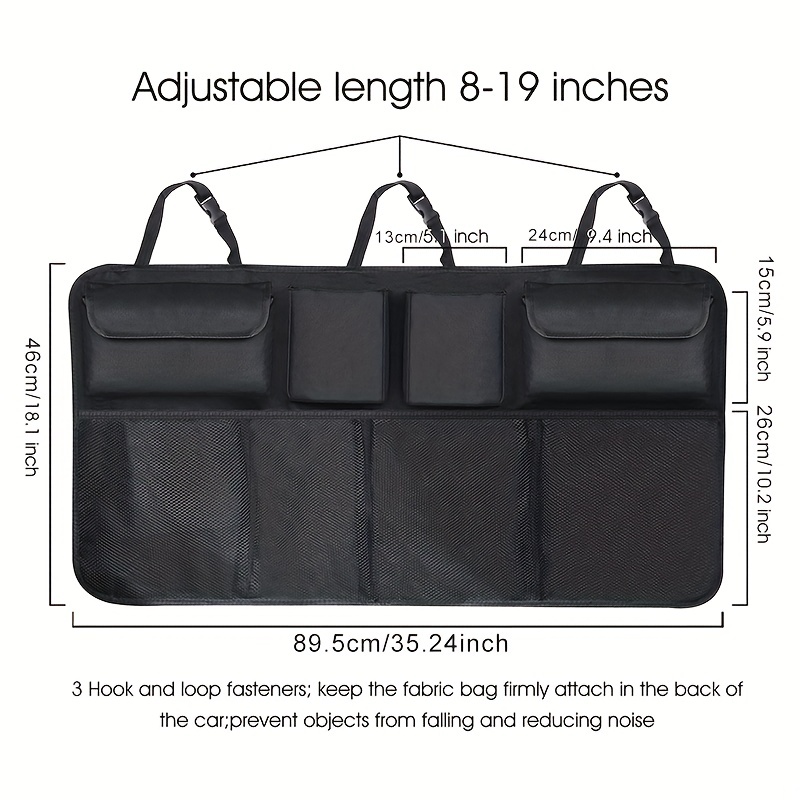 Car Trunk Storage Bag Large Capacity Waterproof Material